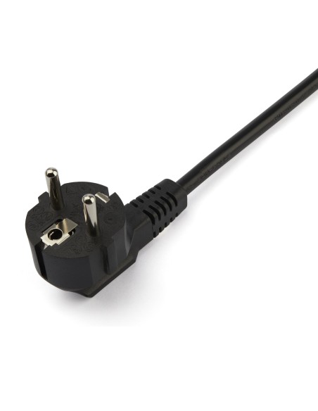 Cable de 2m de Alimentación en Y para Ordenador, 18AWG, EU Schuko a 2x C13, 10A 250V, Cable de Alimentación de CA de Repuesto, 