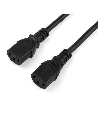 Cable de 2m de Alimentación en Y para Ordenador, 18AWG, EU Schuko a 2x C13, 10A 250V, Cable de Alimentación de CA de Repuesto, 