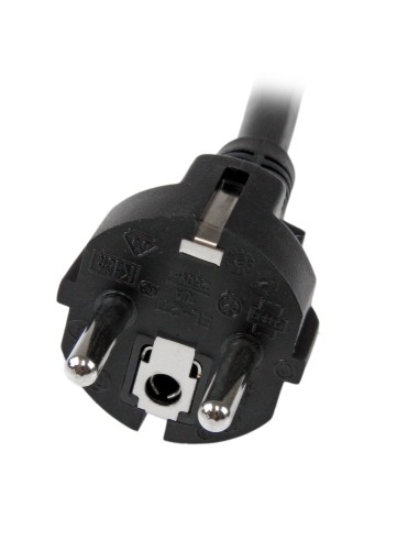 Cable de 2m de Alimentación de Ordenador, 16AWG, EU Schuko a C19, 16A 250V, Cable de Alimentación de Repuesto, Impresora, para 