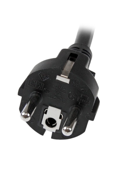 Cable de 2m de Alimentación de Ordenador, 16AWG, EU Schuko a C19, 16A 250V, Cable de Alimentación de Repuesto, Impresora, para 