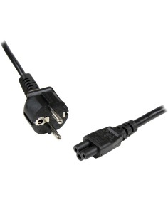 Cable de 2m de Alimentación para Portátiles, Enchufe UE a C5, 2,5A 250V, 18AWG, Cable de Repuesto para Cargador, Cable Hoja de 