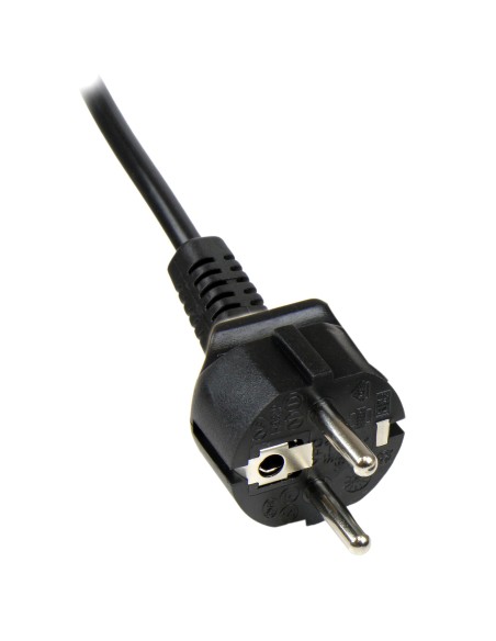 Cable de 2m de Alimentación para Portátiles, Enchufe UE a C5, 2,5A 250V, 18AWG, Cable de Repuesto para Cargador, Cable Hoja de 