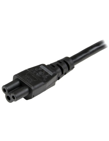 Cable de 2m de Alimentación para Portátiles, Enchufe UE a C5, 2,5A 250V, 18AWG, Cable de Repuesto para Cargador, Cable Hoja de 