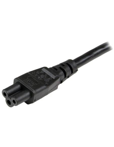 Cable de 2m de Alimentación para Portátiles, Enchufe UE a C5, 2,5A 250V, 18AWG, Cable de Repuesto para Cargador, Cable Hoja de 