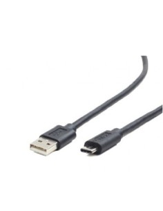 USB-A/USB-C, 1m cable USB USB 2.0 USB A USB C Negro