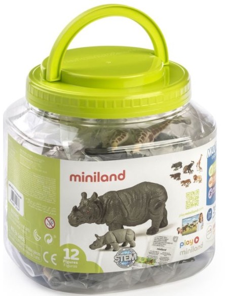 ANIMALES SALVAJES BEBES 12 UDS