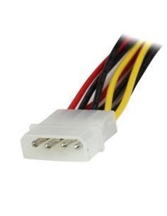 Adaptador Cable 30cm Divisor de 4 Pines LP4 a Doble SATA Cierre Seguridad Pestillo Latches 2