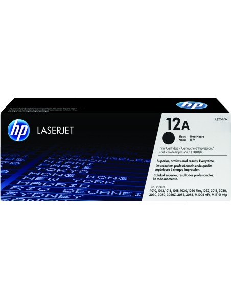 Cartucho de tóner original LaserJet 12A negro