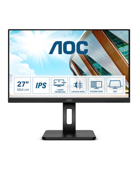 P2 Q27P2Q LED display 68,6 cm (27") 2560 x 1440 Pixeles Quad HD Negro