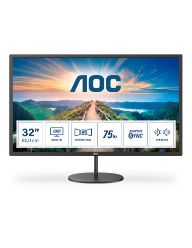 V4 Q32V4 pantalla para PC 80 cm (31.5") 2560 x 1440 Pixeles 2K Ultra HD LED Negro