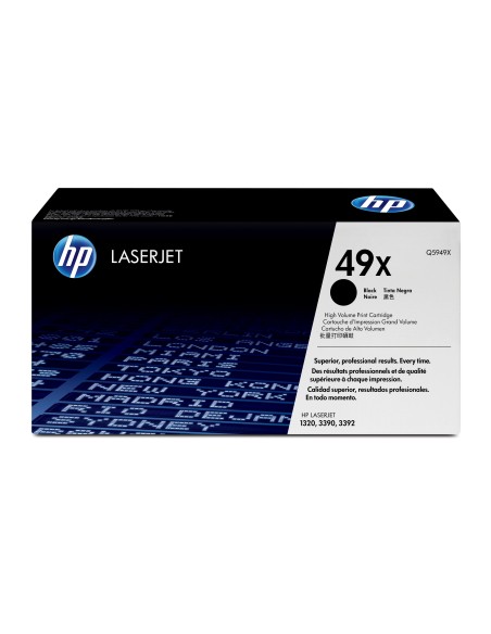 Cartucho de tóner original LaserJet 49X de alta capacidad negro