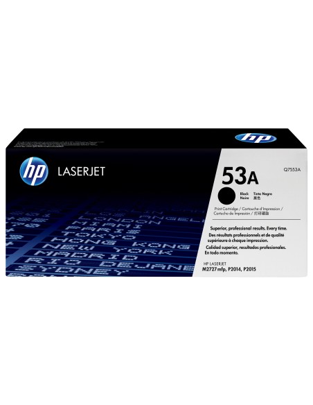 Cartucho de tóner original LaserJet 53A negro