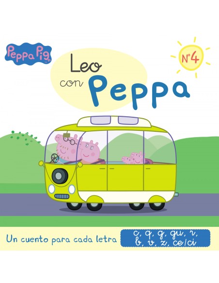 Un cuento para cada letra c q g gu r sonido suave b v z ce ci Leo con Peppa Pig 4