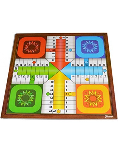 TABLERO GRANDE PARCHIS OCA 4 JUGADORES 40X40CM