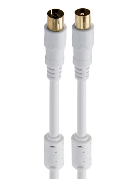 ANT-BL cable coaxial 1,5 m Blanco