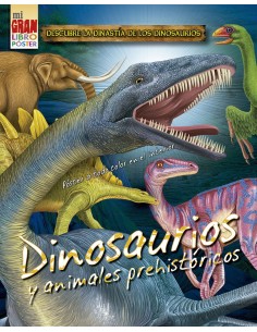 Mi gran libro poster Dinosaurios y animales prehistoricos