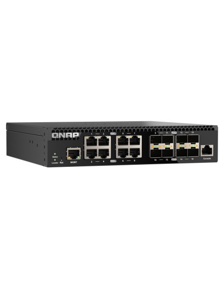 QSW-M3216R-8S8T switch Gestionado L2/L3 10G Ethernet (100/1000/10000) 1U Negro