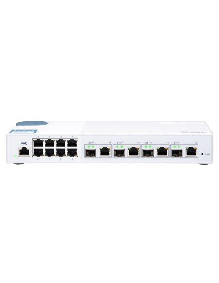 QSW-M408-4C switch Gestionado L2 Gigabit Ethernet (10/100/1000) Blanco