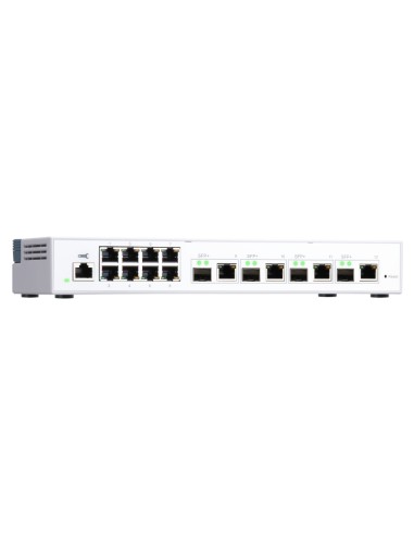 QSW-M408-4C switch Gestionado L2 Gigabit Ethernet (10/100/1000) Blanco