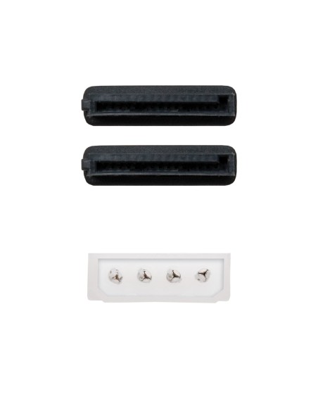 CABLE SATA ALIMENTACION 5.25"(MOLEX 4PIN)/M-2xSATA/H 20 CM