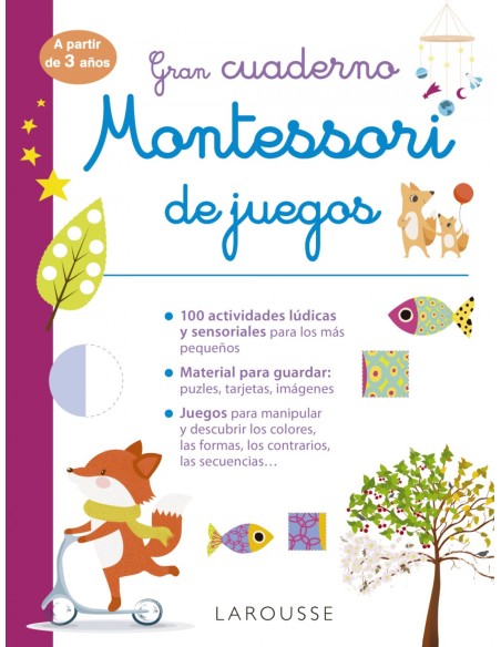 Gran cuaderno Montessori de juegos
