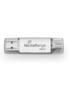 MR938-1 unidad flash USB 128 GB USB Type-A / USB Type-C 3.2 Gen 1 (3.1 Gen 1) Plata
