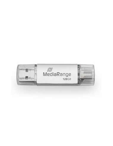MR938-1 unidad flash USB 128 GB USB Type-A / USB Type-C 3.2 Gen 1 (3.1 Gen 1) Plata