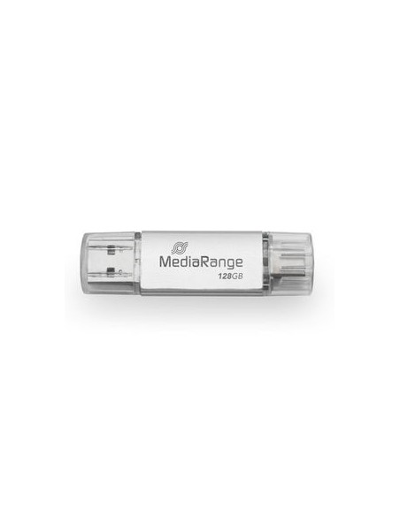 MR938-1 unidad flash USB 128 GB USB Type-A / USB Type-C 3.2 Gen 1 (3.1 Gen 1) Plata