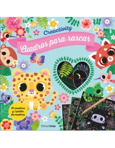 Creactivity Animales monisimos Cuadros para rascar