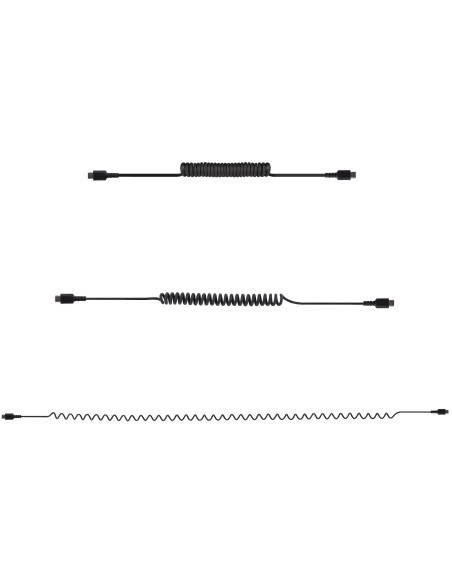 Cable de 1m de Carga USB C a USB C, Cable USB Tipo C Rizado de Carga Rápida y Servicio Pesado, Cable USB 2.0 USBC, de Fibra de 