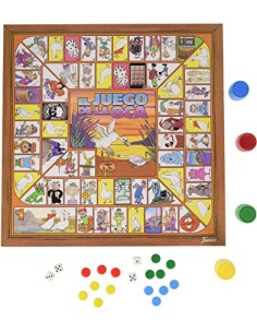 Tablero 33X33cm parchis 4 oca accesorios