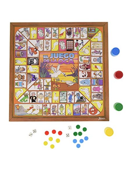 Tablero 33X33cm parchis 4 oca accesorios
