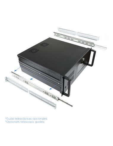 Rack 19" 4U sin fuente de alimentación