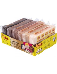 C 6 tacos plastilina jovi 70 pequena 50g colores multicultural