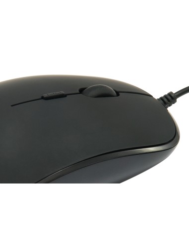 REGAS01B ratón Ambidextro USB tipo A Óptico 1200 DPI