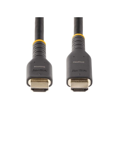 Cable de 10m HDMI Activo - HDMI 2.0 4K 60Hz UHD - Cable de Servicio Pesado - Resistente - con Fibra de Aramida - Cable HDMI de 