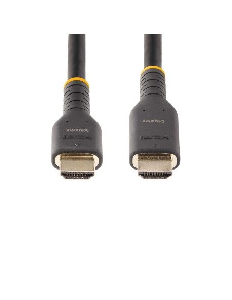 Cable de 10m HDMI Activo - HDMI 2.0 4K 60Hz UHD - Cable de Servicio Pesado - Resistente - con Fibra de Aramida - Cable HDMI de 