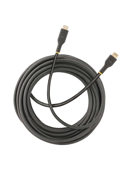 Cable de 10m HDMI Activo - HDMI 2.0 4K 60Hz UHD - Cable de Servicio Pesado - Resistente - con Fibra de Aramida - Cable HDMI de 