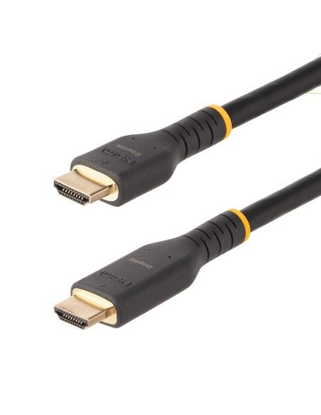 Cable de 7m HDMI Activo - HDMI 2.0 4K 60Hz UHD - Cable de Servicio Pesado - Resistente - con Fibra de Aramida - Cable HDMI de A