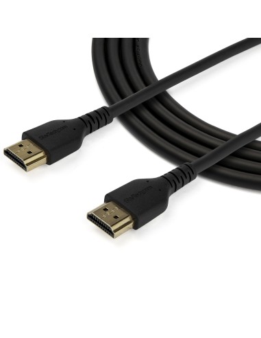 Cable de 1m HDMI 2.0 Certificado Premium de alta velocidad con Ethernet - Durable - UHD 4K 60Hz - con Fibra de Aramida - HDMI 2