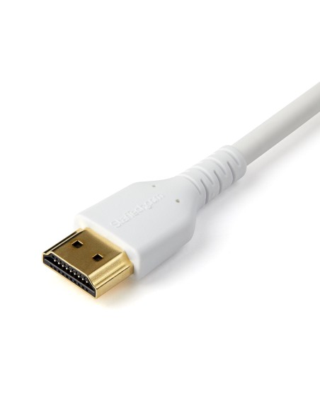Cable de 1m HDMI 2.0 Certificado Premium de alta velocidad con Ethernet - Durable - UHD 4K 60Hz - con Fibra de Aramida - HDMI 2