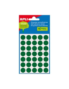 APL B.5H ETIQ DIAM 13MM VERDE