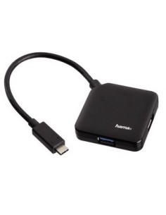 00135750 hub de interfaz USB 3.2 Gen 1 (3.1 Gen 1) Type-C 5000 Mbit/s Negro