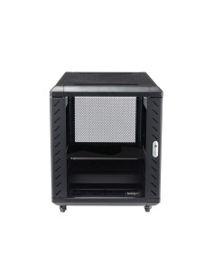Armario Rack para Servidores 12U 19" 4 Columnas - Rack de Servidores con Cerradura y Seguro - Rack con Ruedas y Carriles de Mon 2