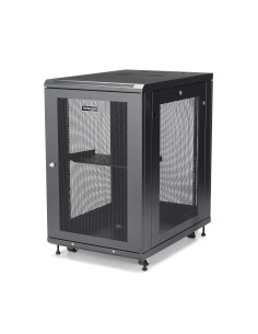 Armario Rack para Servidores 18U 19" 4 Columnas - Rack de Servidores con Cerradura y Seguro - Rack con Ruedas y Carriles de Mon