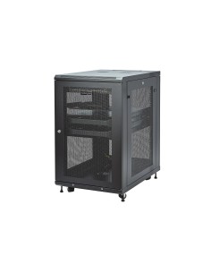 Armario Rack para Servidores 18U 19" 4 Columnas - Rack de Servidores con Cerradura y Seguro - Rack con Ruedas y Carriles de Mon 2