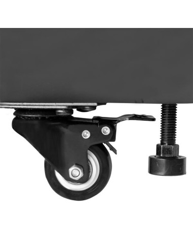 Armario Rack para Servidores 22U 19" 4 Columnas - Rack de Servidores con Cerradura y Seguro - Rack con Ruedas y Carriles de Mon