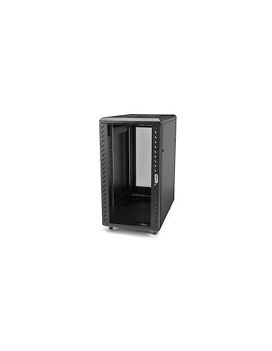 Armario Rack para Servidores 22U 19" 4 Columnas - Rack de Servidores con Cerradura y Seguro - Rack con Ruedas y Carriles de Mon