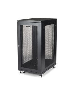 Armario Rack para Servidores 24U 19" 4 Columnas - Rack de Servidores con Cerradura y Seguro - Rack con Ruedas y Carriles de Mon