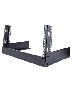 Rack 4U de 19" de Marco Abierto para Sobremesa con 2 Columnas - Rack para Equipos de Ordenador, AV o de Datos con Capacidad de 